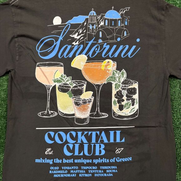 Strange Daze Santorini Cocktail Club Ext 67 T-Shirt Size Medium - Picture 2 of 6
